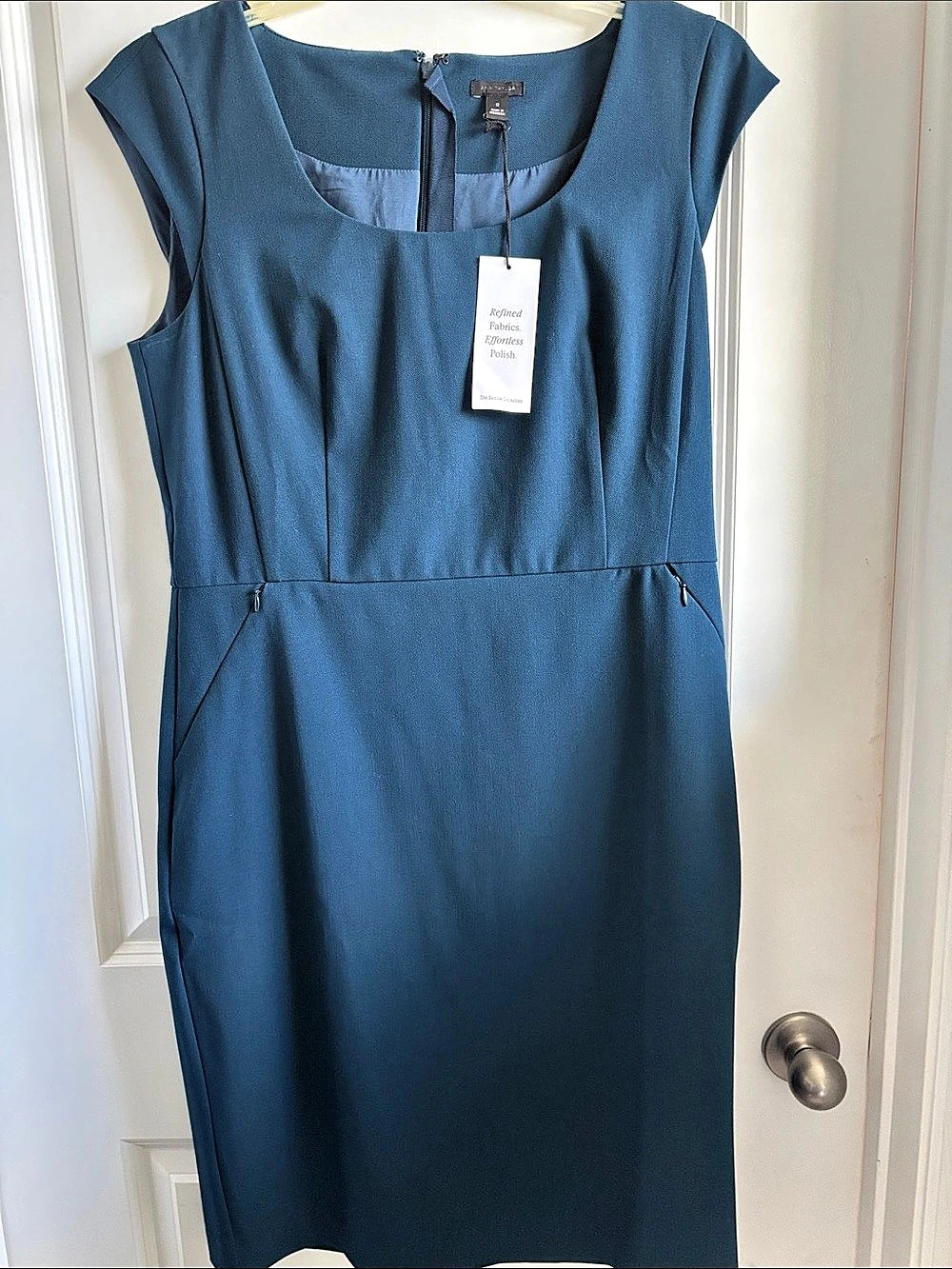Ann Taylor Teal Midi Dress NWT